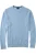 OLYMP Casual Trui ronde hals lichtblauw, Gestructureerd