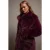 TRENDYOLMİLLA Dames Bordeaux Effen Oversized Jassen