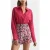 Reiss Lara-viscose Shorts Pink