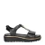 Ara leren sandalen zwart