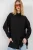 Overmaatse Geweven Lange Blouse met Shirtkraag