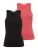Les Lunes Top  pink / zwart