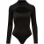 Urban Classics Dames uitgesneden fluwelen schildpadhals bodysuit