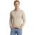Lange mouw polo Thomas Maine beige met boord