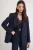 Langarmige Gekoofde Blazer