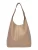 Roberta M Beige Rundleer Tas