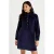Cache Cache corduroy mini jurk met ruches – marine