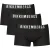 Bikkembergs Zwarte Polyester Heren Boxer Shorts