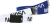 Mister Tee Riem ‘Nasa’  blauw / zwart / wit