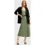 AllSaints Bryony Dress Oil Green