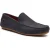 Base London Moss Driver Leren Heren Navy Loafers