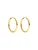 PURELEI Oorbellen ‘Sleeky’  goud