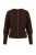 TRENDYOLMİLLA Dames Bruin Effen Lang Regular fit Vesten