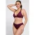 ten Cate Beach TC WOW voorgevormde push-up bikinitop donkerrood
