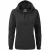 Russell Dames Premium Authentieke Hoodie (3-Lagen Stof) (Zwart)