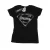 DC Comics Dames/Dames Superman Marble Logo Katoenen T-Shirt (Zwart)