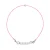 Diamond Bracelet Solitaire 0030 Cts Nylon Rose 925