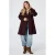 MS Mode manteljas Plus Size – donkerrood