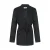 FLURESK gebloemde getailleerde blazer – zwart