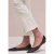 Jeans met flared pijpen en decoratieve zoom