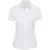 Russell Collection Effen overhemd met korte mouwen in visgraatmotief voor dames/dames (Wit)