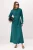 Trendyol Modest Dames Groen Effen Maxi Lang Casual Blousejurk Modest Jurken