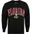 Disney Dames/dames Mickey Mouse Varsity Sweatshirt (Zwart/Rood)