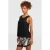 O’Neill mouwloze top zwart broderie