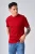 Biologisch basis-T-shirt – Rood