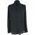 Celine blouse met lange mouwen en knoopsluiting in zwart acetaat