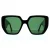 Gucci zonneBril GG0956S 001 Zwart en groene werveling Green