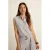 Expresso travelstof blouse lichtgrijs