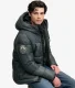 City Baffle Parka Jas Green