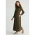 Effen maxi-jurken voor dames, lang, casual, normaal, bescheiden
