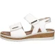 Rieker Sandalen Plat Sandalen Plat – Wit –