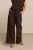 Studio Anneloes Grace Linen Trousers 13755 Broek 8700 Espresso