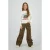 Vingino wide leg jeans bruin