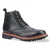 Cotswold Heren Rissington Commando Lace Up Leren Kleding Laars (Zwart)