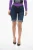 5-pocket stretch denim shorts in blauw