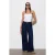 Hoog-Waisted Wijde Jeans van Katoen