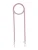 Cheeky Chain Munich Ketting ‘Ava’  rosa / zilver