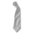Premier Kleuren Heren Satin Clip Tie (Pakket van 2) (Zilvergrijs)