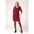 Topvintage exclusive ~ Milly gebreide jurk in bordeauxrood
