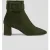 LK Bennett Wilde Covered Boots Khaki
