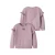 NAME IT MINI sweater met ruches en tekst – paars