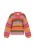 MYMO Oversized trui  bruin / lavendel / oranje / framboos
