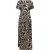 Tramontana Dress print black & pebble
