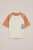 WE Fashion – Jongens T-shirt met print – Oversized – Oranje – Katoen –