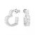 Swarovski Oorbellen – Swarovski Matrix Silberfarbene Ohrringe 5653170 in silver