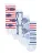 Next Sokken  navy / lichtblauw / rood / wit